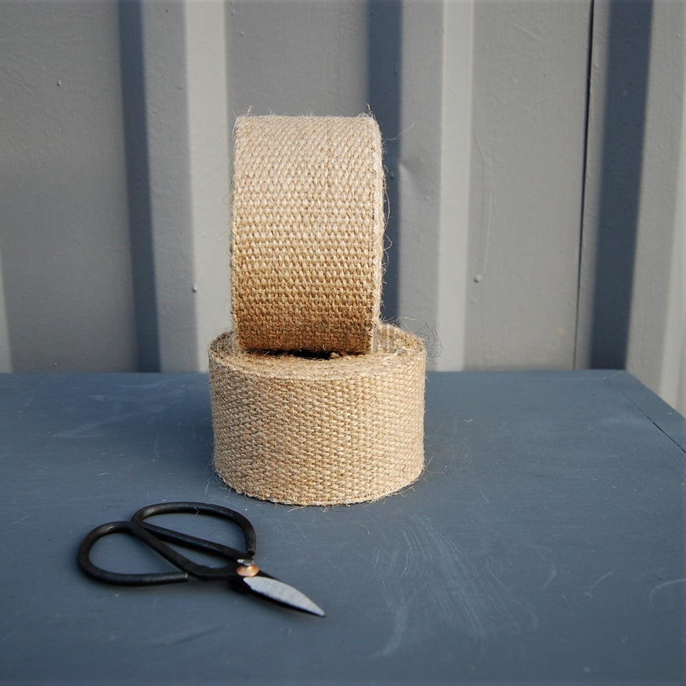 Jute Webbing For Craft Upholstery And Floristry Prices From £1.45 3M / 2 Natural X 33M Roll