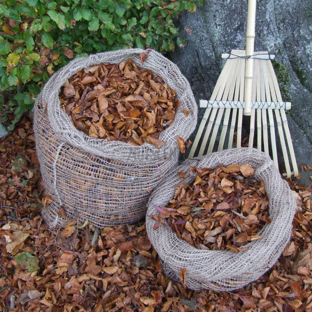 Leaf Sacks Jute Hessian Biodegradable Collecting From Nutscene ® 1 Pair