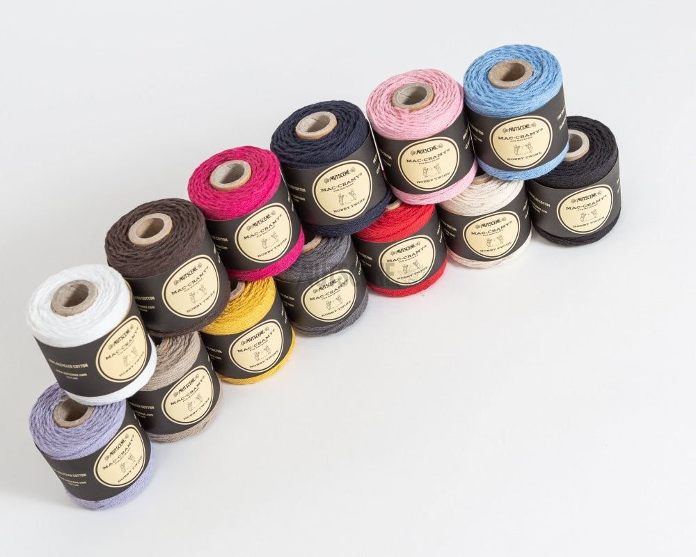 Macramé Cotton Twine- Nutscene Mac-Cramy®Twines In 100% Recycled