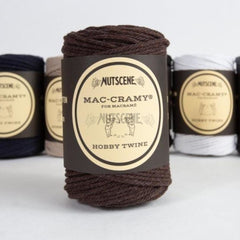 Macramé Cotton Twine- Nutscene Mac-Cramy®Twines In 100% Recycled 70M Brown