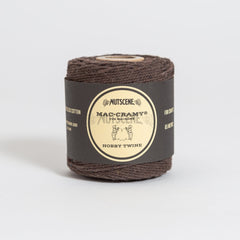 Macramé Cotton Twine- Nutscene Mac-Cramy®Twines In 100% Recycled 65M / Brown