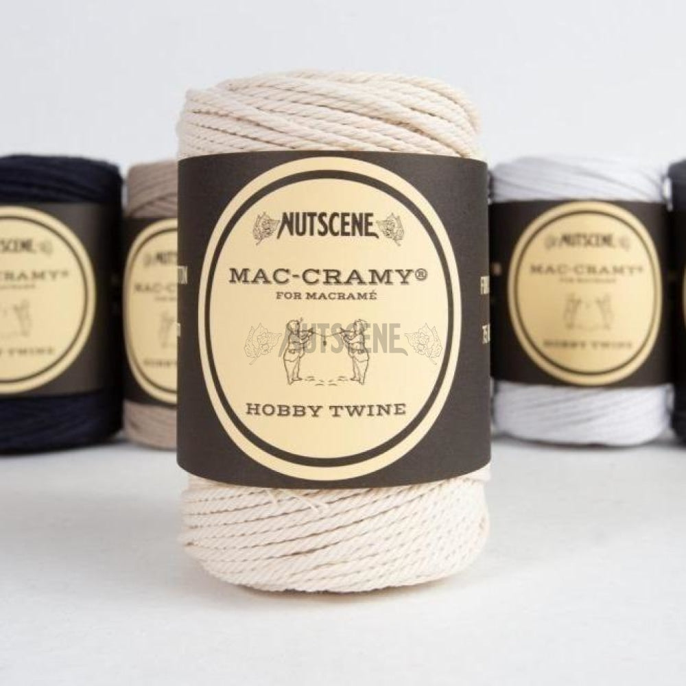 Macramé Cotton Twine- Nutscene Mac-Cramy®Twines In 100% Recycled 70M Cream