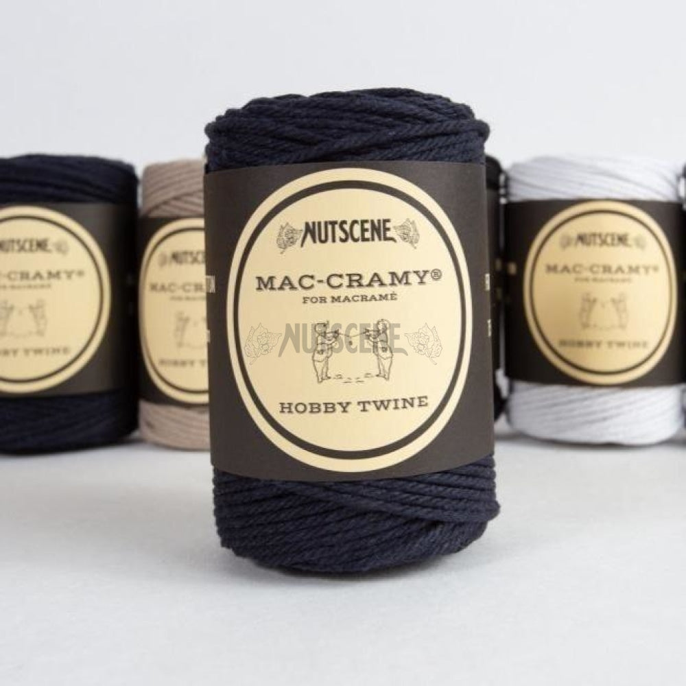 Macramé Cotton Twine- Nutscene Mac-Cramy®Twines In 100% Recycled 70M Dark Blue