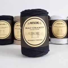 Macramé Cotton Twine- Nutscene Mac-Cramy®Twines In 100% Recycled 70M Dark Blue