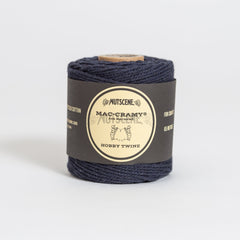Macramé Cotton Twine- Nutscene Mac-Cramy®Twines In 100% Recycled 65M / Dark Blue