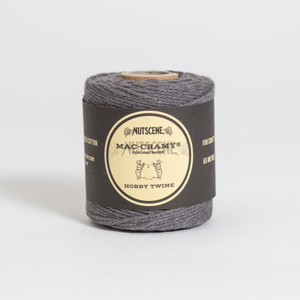 Macramé Cotton Twine- Nutscene Mac-Cramy®Twines In 100% Recycled 65M / Grey