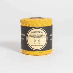 Macramé Cotton Twine- Nutscene Mac-Cramy®Twines In 100% Recycled 65M / Mustard