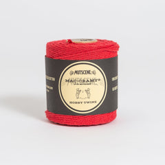 Macramé Cotton Twine- Nutscene Mac-Cramy®Twines In 100% Recycled 65M / Red