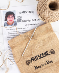 Make Your Own String Bag Kit- From Nutscene- Jute Eco Bag