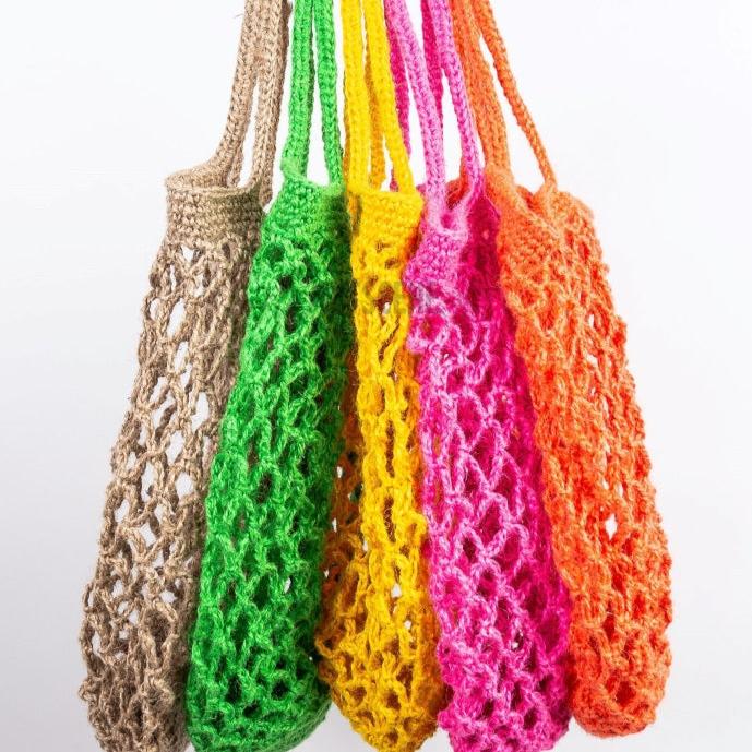 Make Your Own String Bag Kit- From Nutscene- Jute Eco Bag