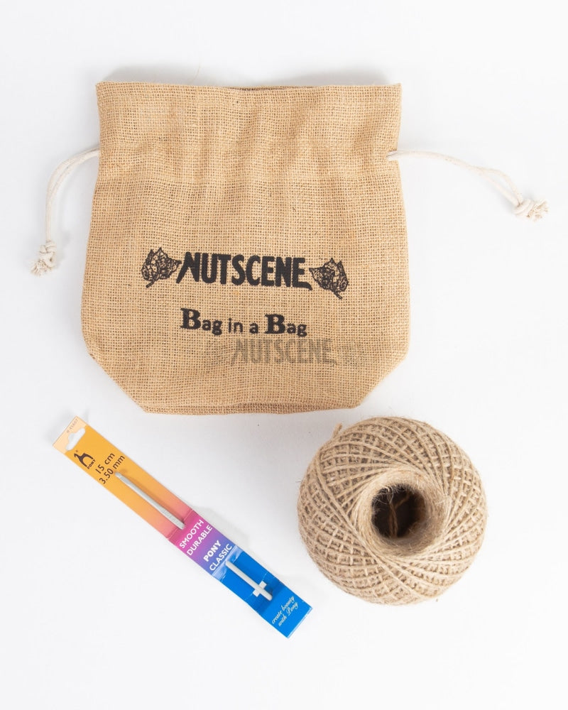 Make Your Own String Bag Kit- From Nutscene- Jute Eco Bag