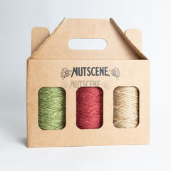 Nutscene Gift Pack Twine Traditional Colours gardeners gift special Christmas for Gardeners Best value