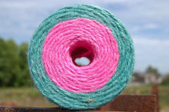 Nutscene® Dual Jute Twine Spools - A Unique Product Turquoise & Pink
