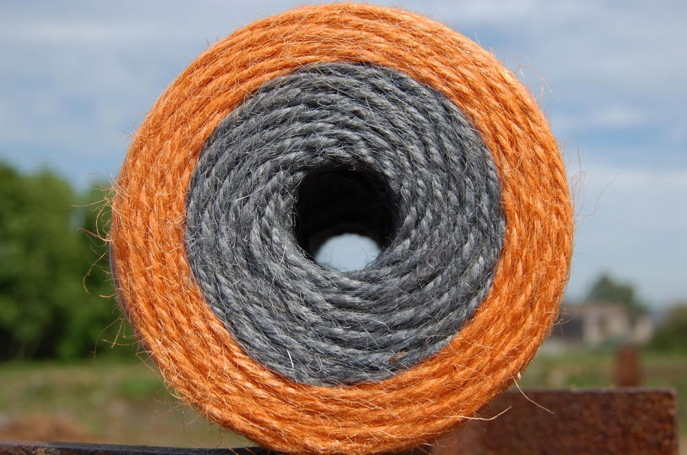 Nutscene® Dual Jute Twine Spools - A Unique Product Orange & Grey