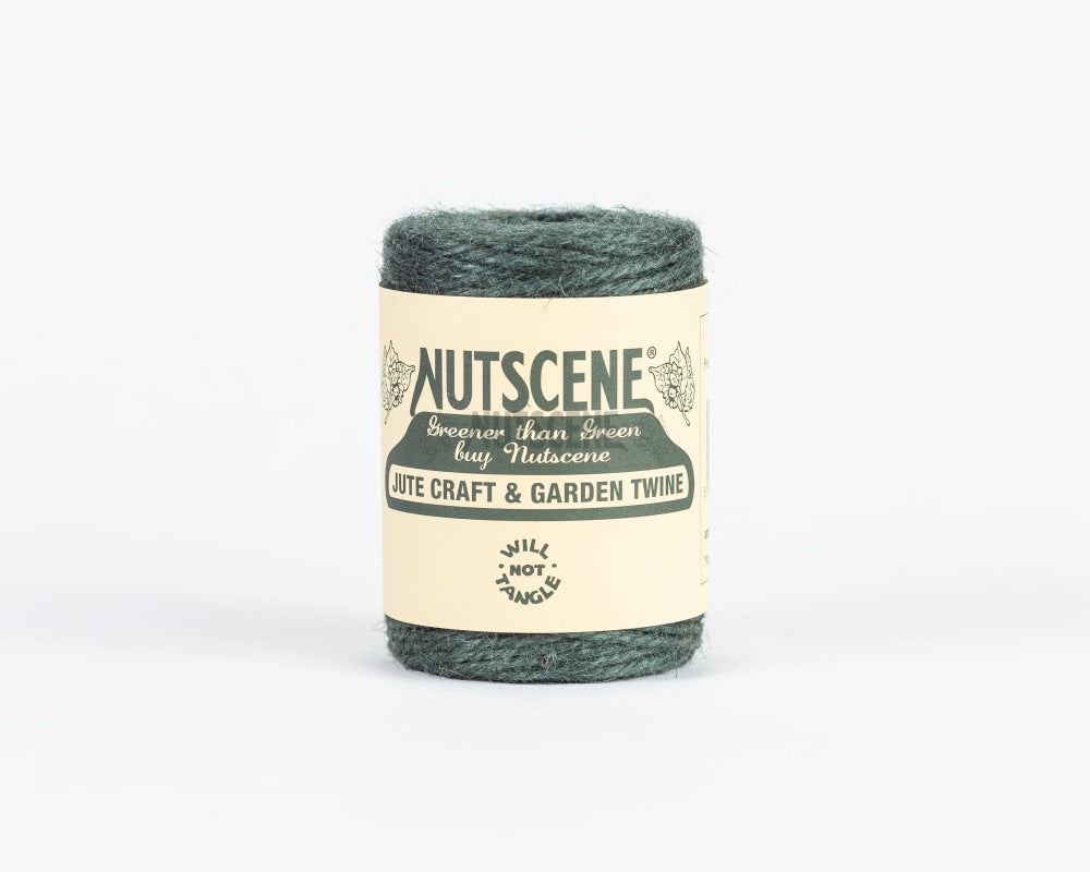 Nutscene® Heritage Jute Twine Spools Quarter Pint Size Botanical Green