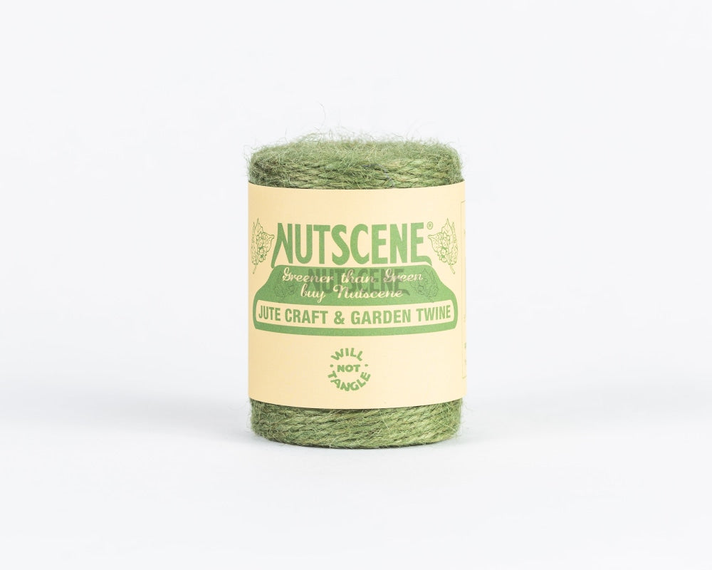 Nutscene® Heritage Jute Twine Spools Quarter Pint Size Green