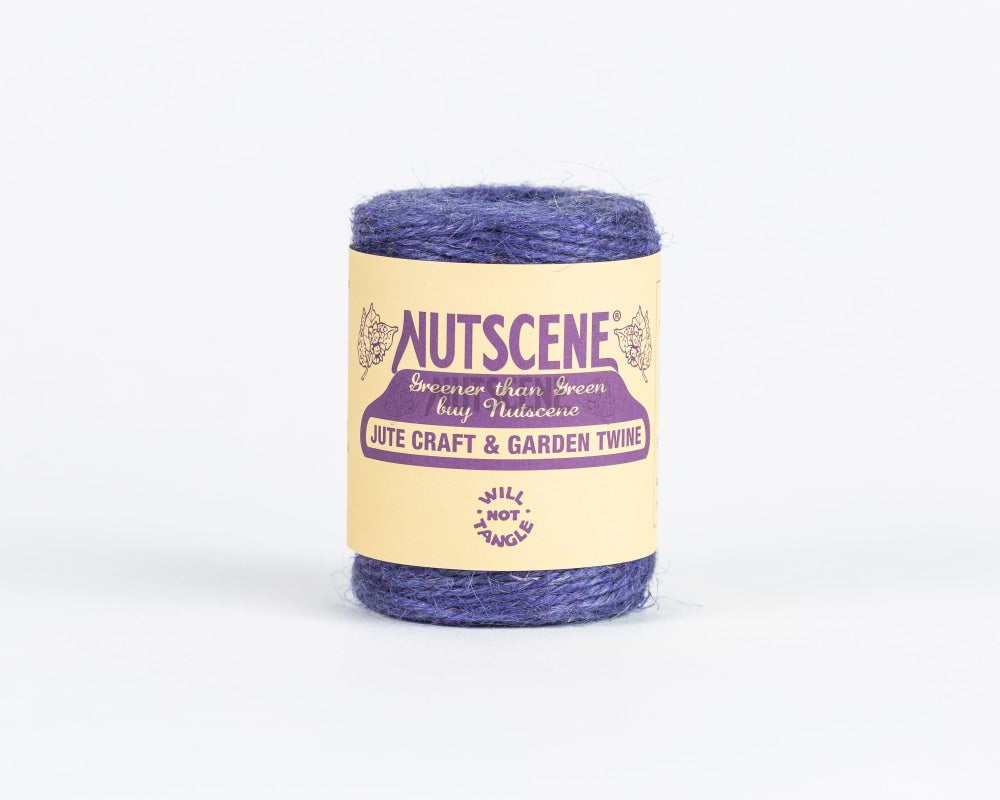 Nutscene® Heritage Jute Twine Spools Quarter Pint Size Indigo Violet