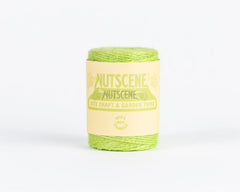 Nutscene® Heritage Jute Twine Spools Quarter Pint Size Lime Green