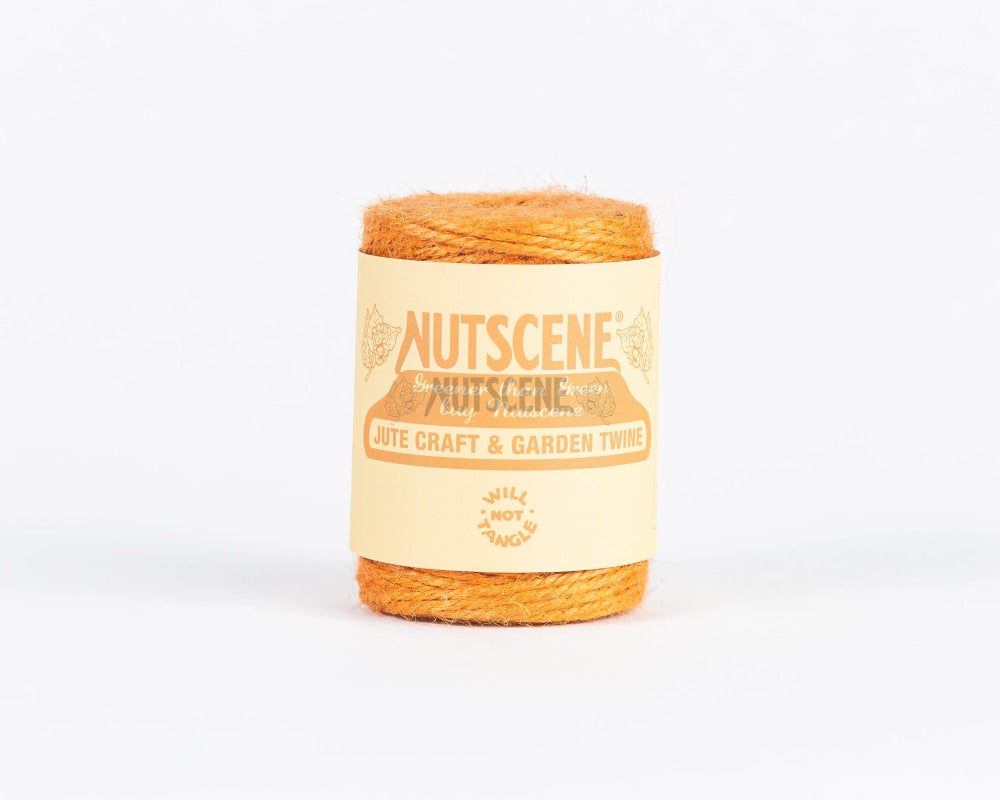 Nutscene® Heritage Jute Twine Spools Quarter Pint Size Orange