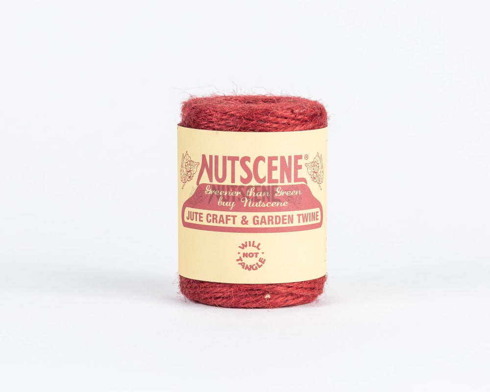 Nutscene® Heritage Jute Twine Spools Quarter Pint Size Red