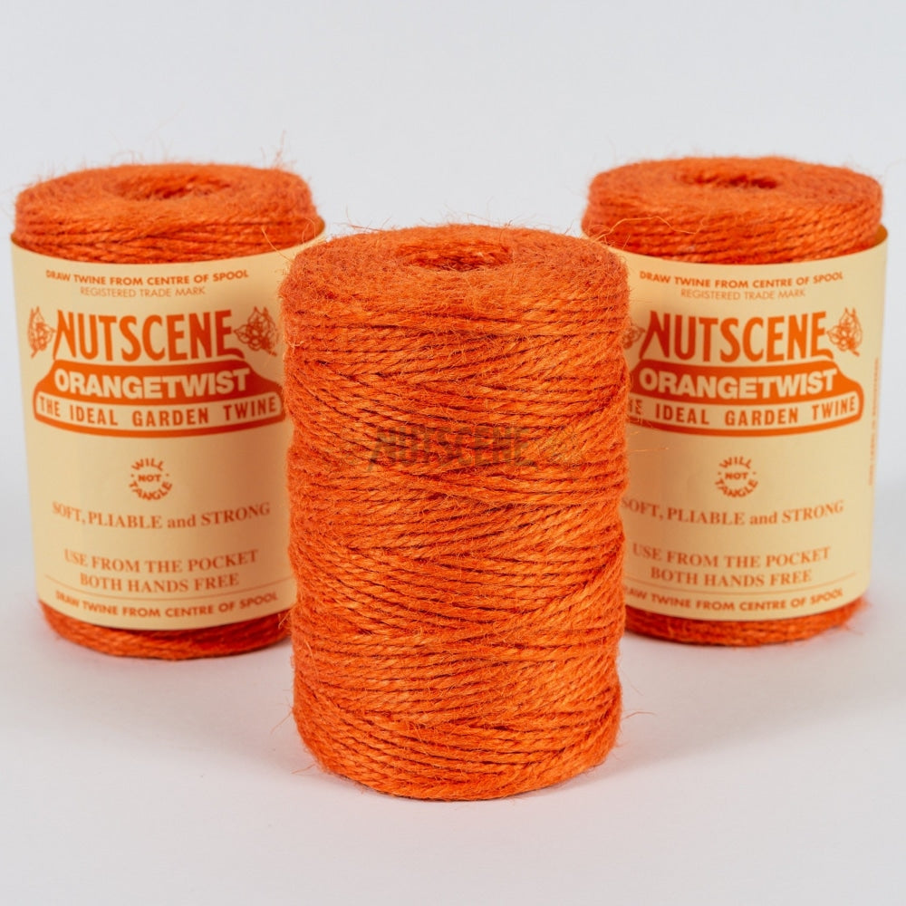 Nutscene® Heritage Jute Twine Spools Six Pack Orange