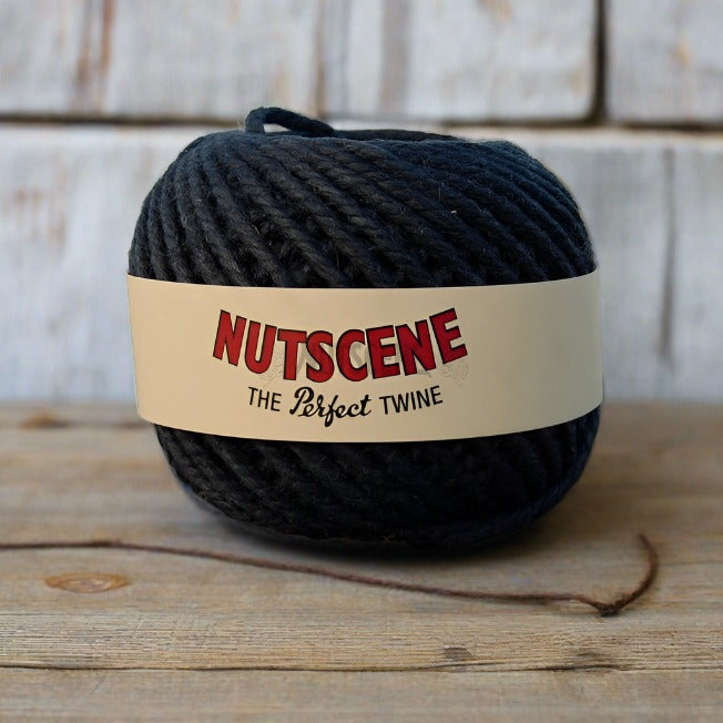 Nutscene® Thick Chunky Twine Ball Black