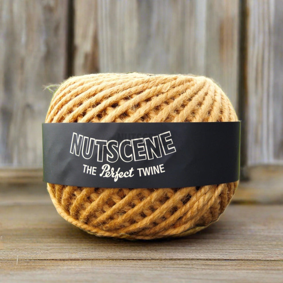 Nutscene® Thick Chunky Twine Ball Mustard