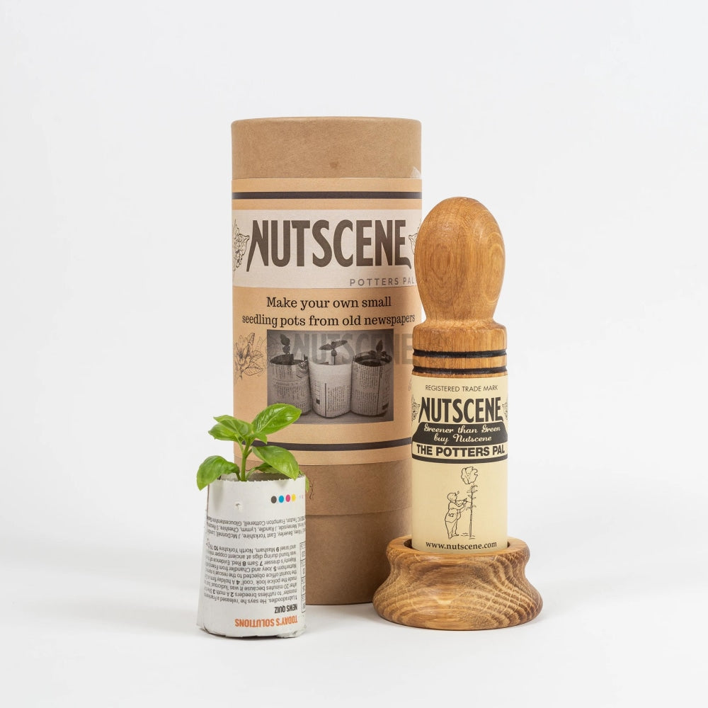 wooden newspaper plant pot maker Nutscene® Paper Pot Maker