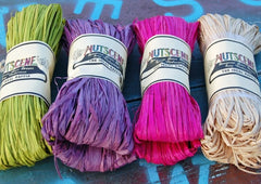 Raffia Pack- Spring Summer Pack Of Four Popular Colours A Great Tying And Wrapping Offer!