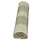 Range Oven Popper Towels Natural Pinstripe