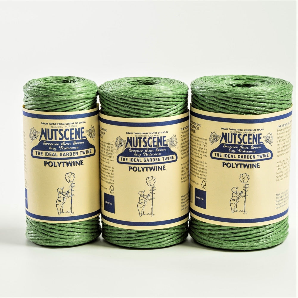 Recycled Polypropylene Twine ; Produced from recycled From Nutscene ®