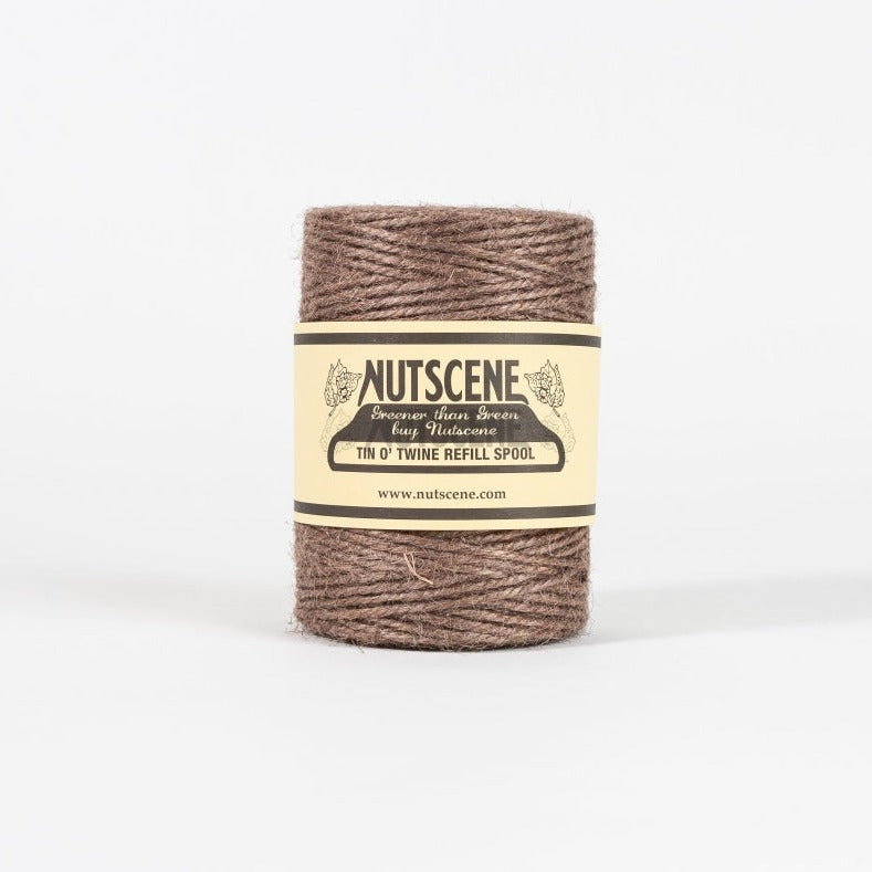 Replacement Twine For The Nutscene Tin O Pack Of 2 Spools Brown