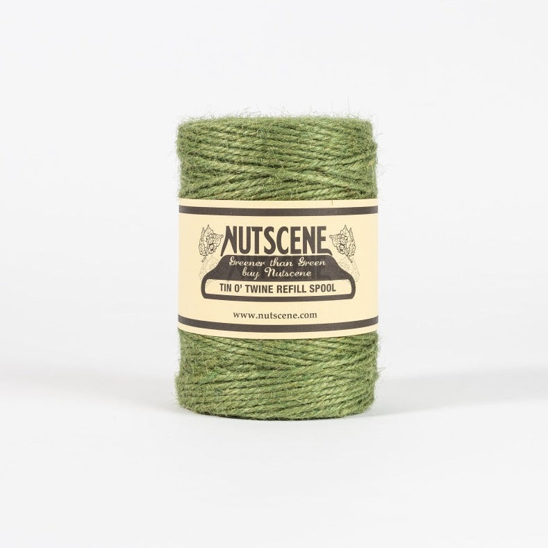 Replacement Twine For The Nutscene Tin O Pack Of 2 Spools Green