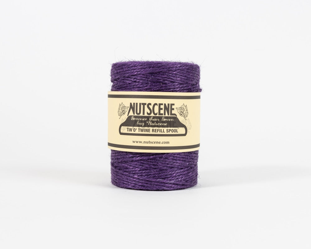 Replacement Twine For The Nutscene Tin O Pack Of 2 Spools Indigo Violet