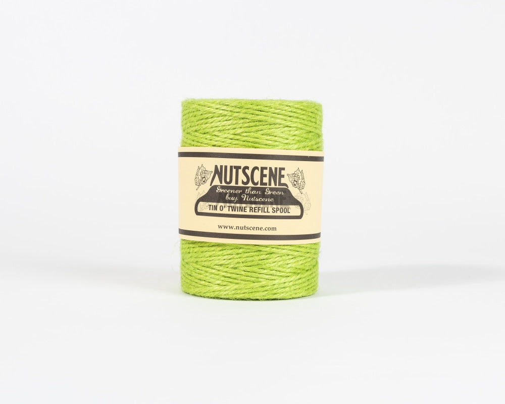 Replacement Twine For The Nutscene Tin O Pack Of 2 Spools Lime