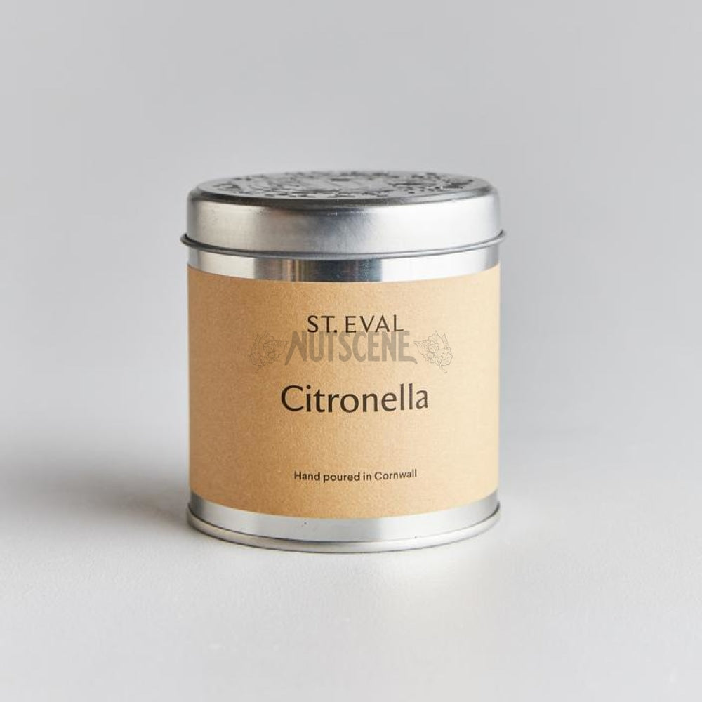 St Eval Candles In Tins - Beautiful Candles Produced The Uk 14 Scents To Choose From. Citronella