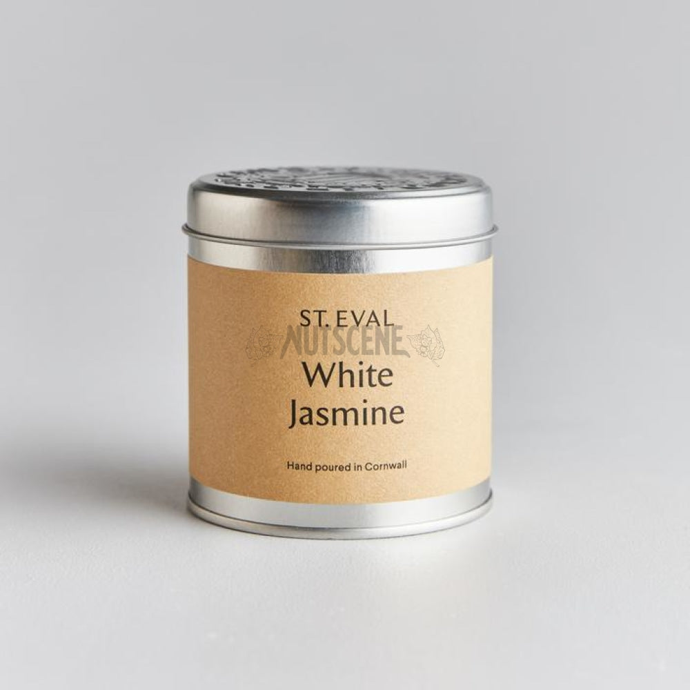 St Eval Candles In Tins - Beautiful Candles Produced The Uk 14 Scents To Choose From. White Jasmine