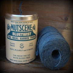 Tin Of Twine & Replacement Twine- Gift Set From Nutscene ® Blue
