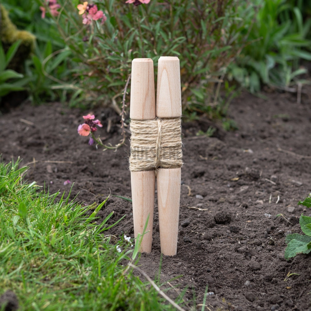 Wooden Garden Line Set- With Twine