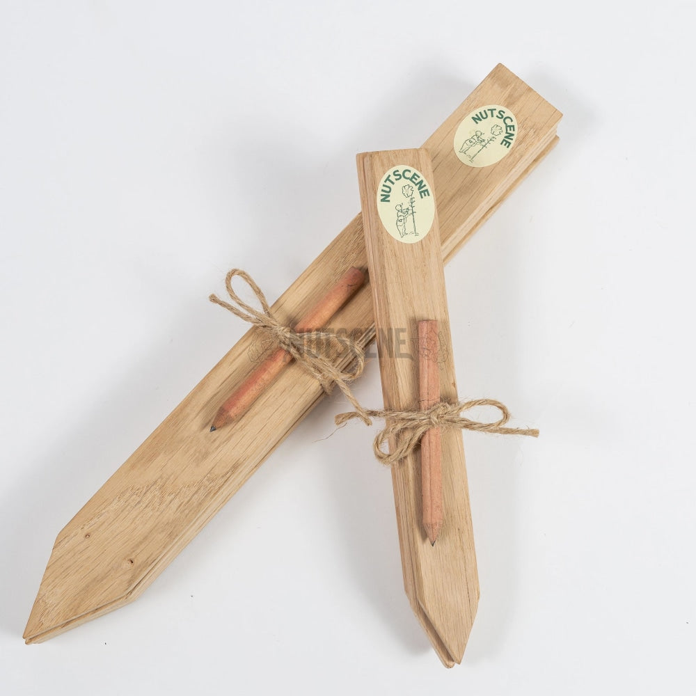 Wooden Plant Labels & Pencil- 2 Sizes Available