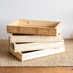 Wooden Seed Tray Made In The Uk From Fsc Wood Nutscene ® Special Offer Sets